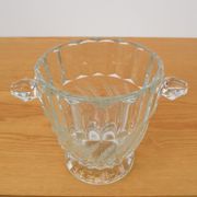 Vase en verre, verre de Bohême, années 1970