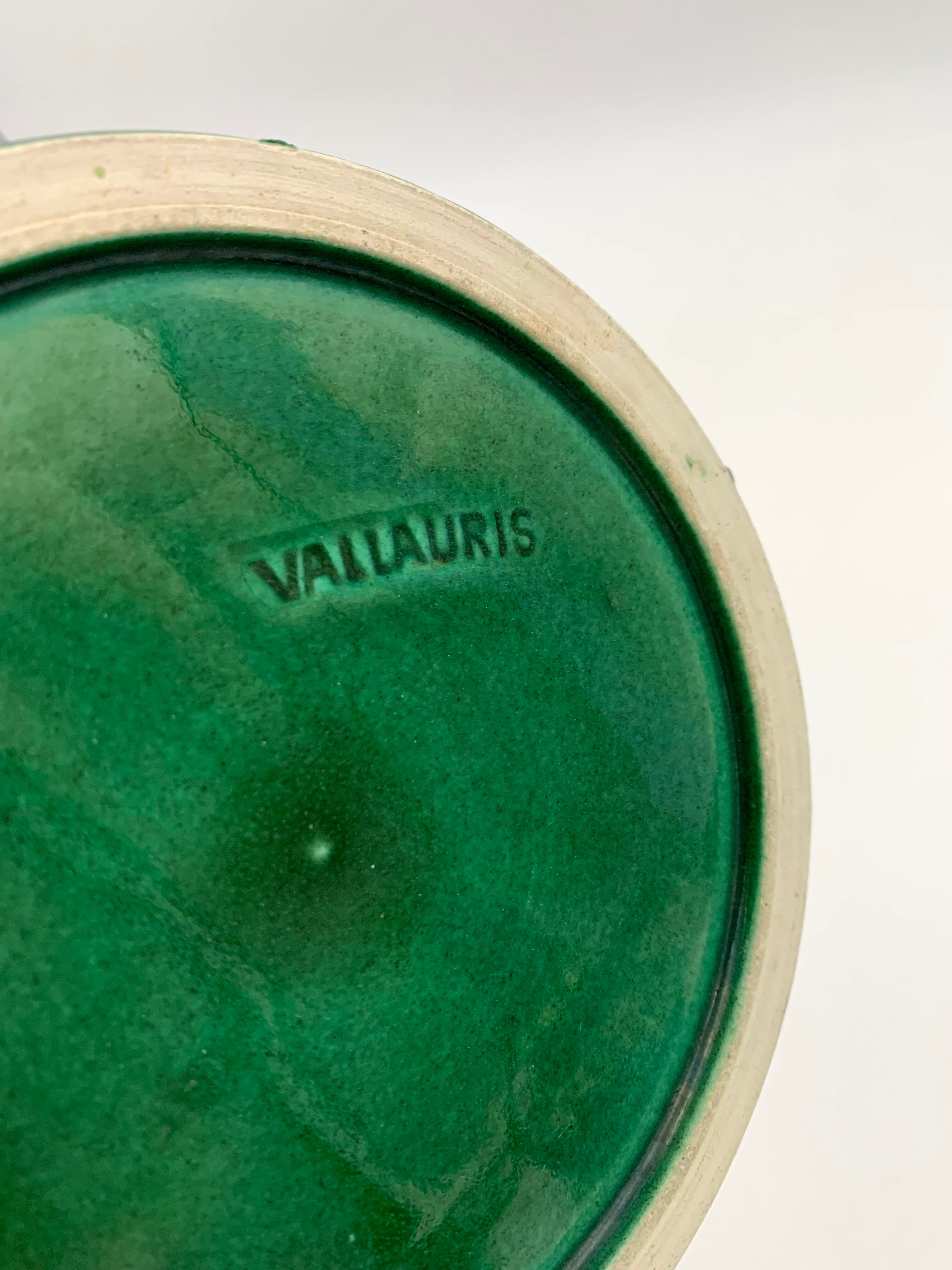 Vintage ceramic bottle underwear Valauris - 1960s