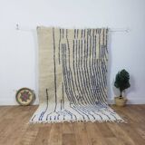 Handmade Berber wool mrirt rug 266 X 155 CM