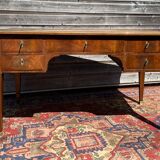 Flat Mahogany Office Louis XVI Style XIX Century