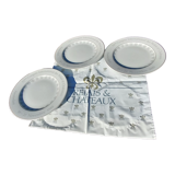 Set of Three Flat Plates of the XIth Congress of the Relais et Chateaux in Amsterdam 1985.