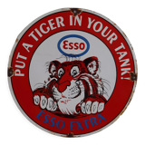 Enamelled plate ESSO 1962