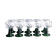 Ten white wine glasses from Alsace "Roemer"