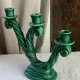 Glazed ceramic chandelier