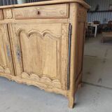 Large Louis XV style solid wood buffet, restored