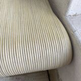 70s tropicalist rattan console