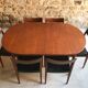 Table à manger scandinave et 6 chaises