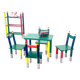 Vintage coloured pencil furniture set – IKEA x Pierre Sala