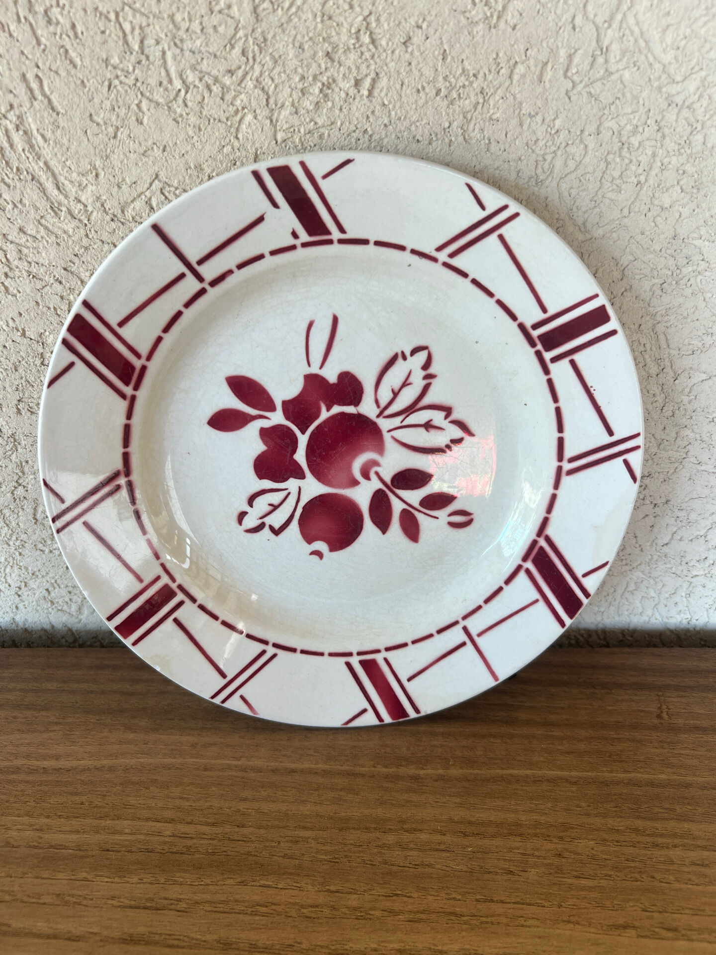 Assiettes anciennes Gien