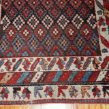 Tapis ancien Nord-ouest Persan fait main 128x177cm, 1880