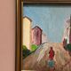 Original Swedish Oil on Panel – “Street Scene” by U. Ekshard – Signed – Dated 1971 – Vintage & Framed