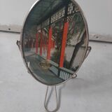 Oval mirror with cat ears