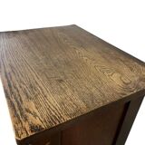 Vintage wooden archive cabinet / curtain cabinet