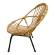 Vintage bamboo and rattan children's armchair