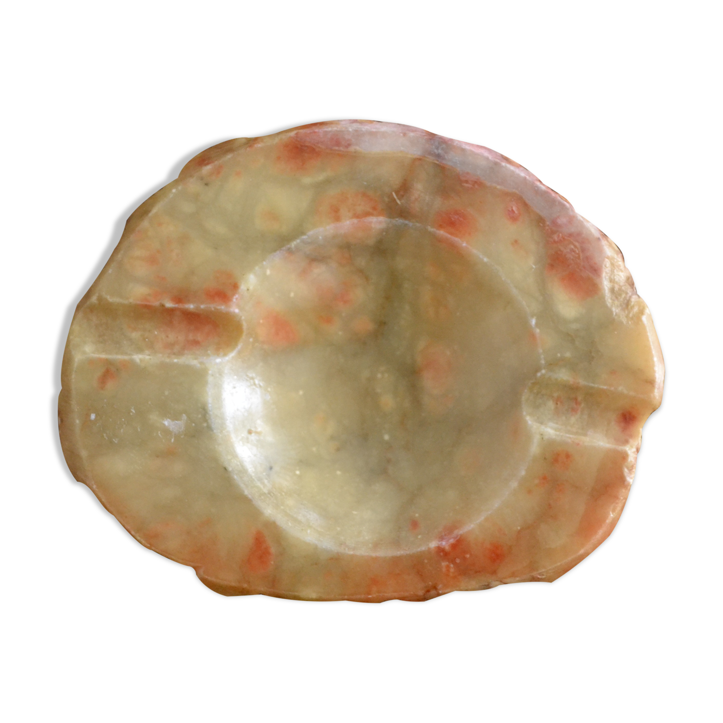 Ashtray in alabaster