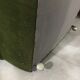 Paire de fauteuils, velours vert à roulettes, des années 70