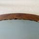 Large Art Deco oval mirror in carved wood - 87 x 53 cm