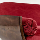 Gondole Art Deco period bench, France 1930