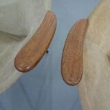 Danish Sueded Balloon Chairs by Hans Olsen for Lea Furniture, 1950s, Set of 4