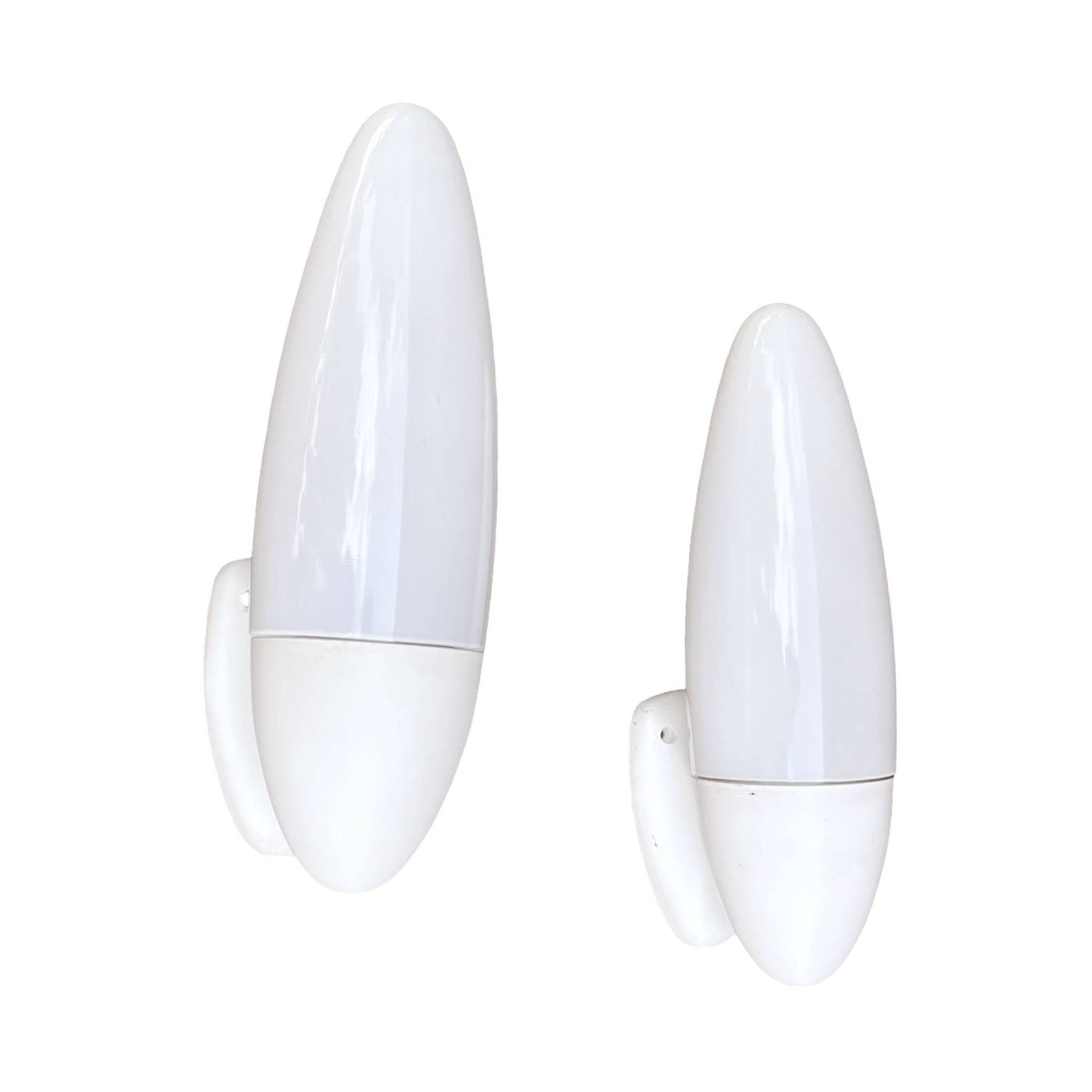 Pair of wall lamps, Elektrosvit Nové Zámky, Czechoslovakia, 1950s.