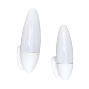 Pair of wall lamps, Elektrosvit Nové Zámky, Czechoslovakia, 1950s.