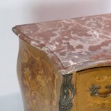 Chest of drawers made in walnut with marble top from 1860s