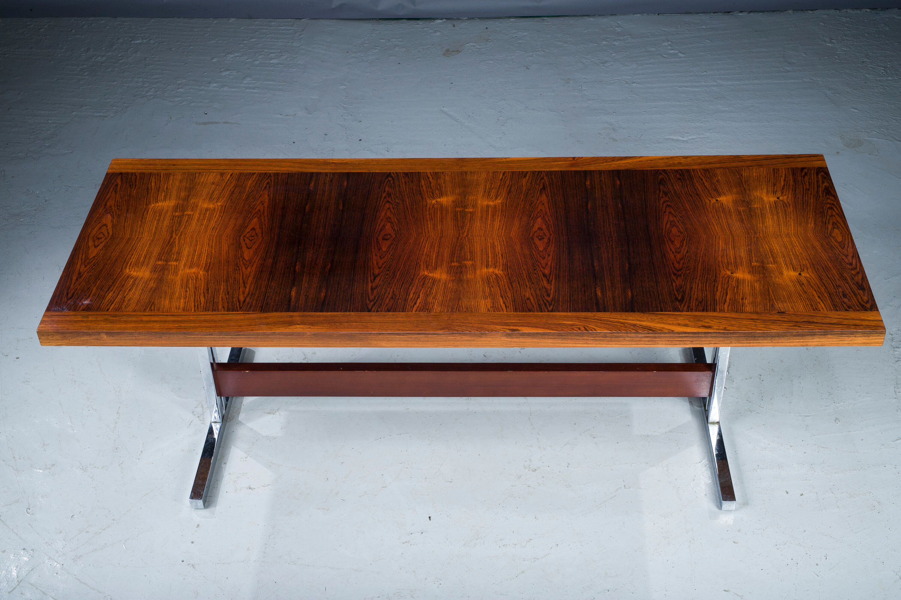 Vintage Adjustable Rosewood Dining or Coffee Table, 1960s
