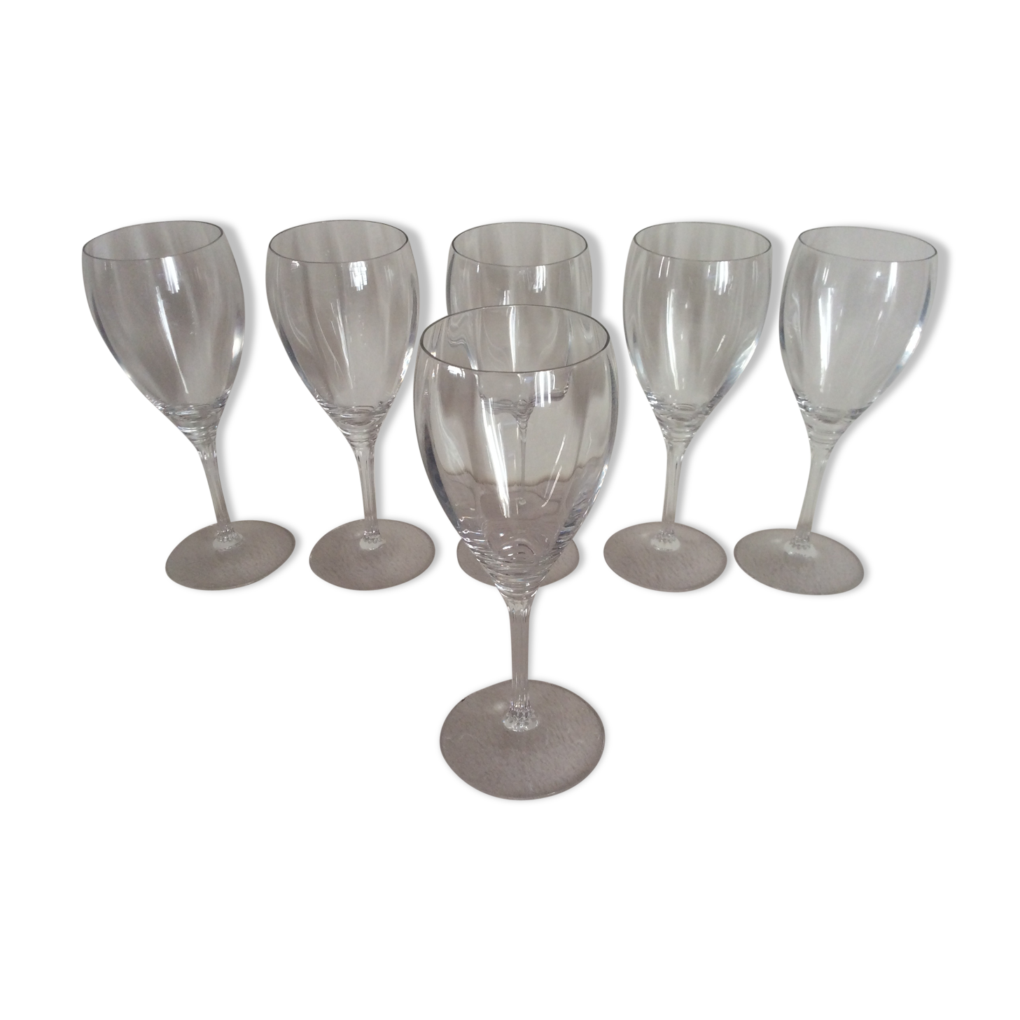 Set of 6 wine in crystal of Arques glasses