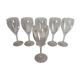 Set of 6 wine in crystal of Arques glasses