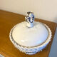 Antique porcelain sweet box from the late 19th century.