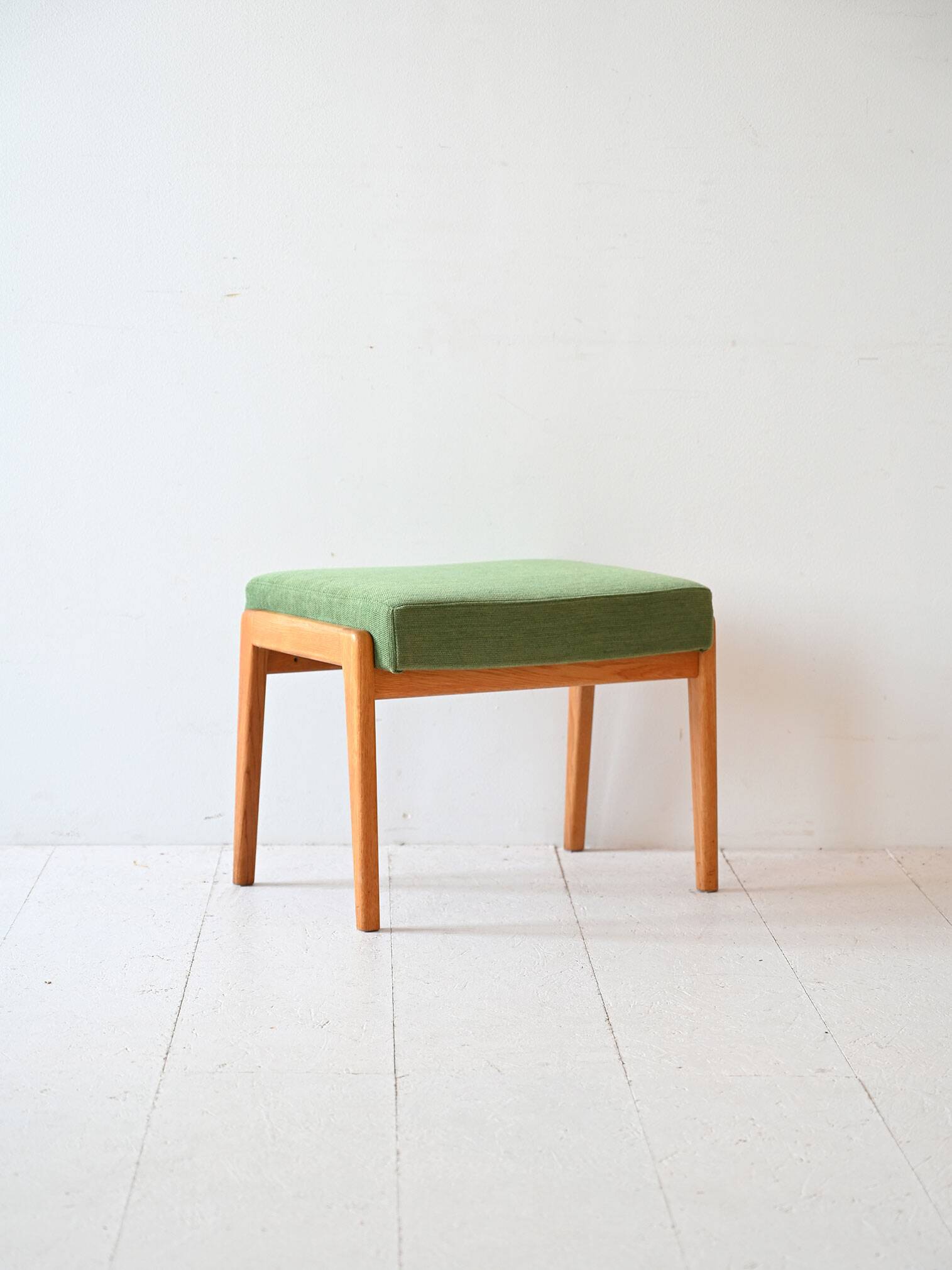 Repose-pieds vert vintage