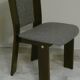 Wood and tweed chairs by Acerbis International, Italy, 1980s, set of 4.