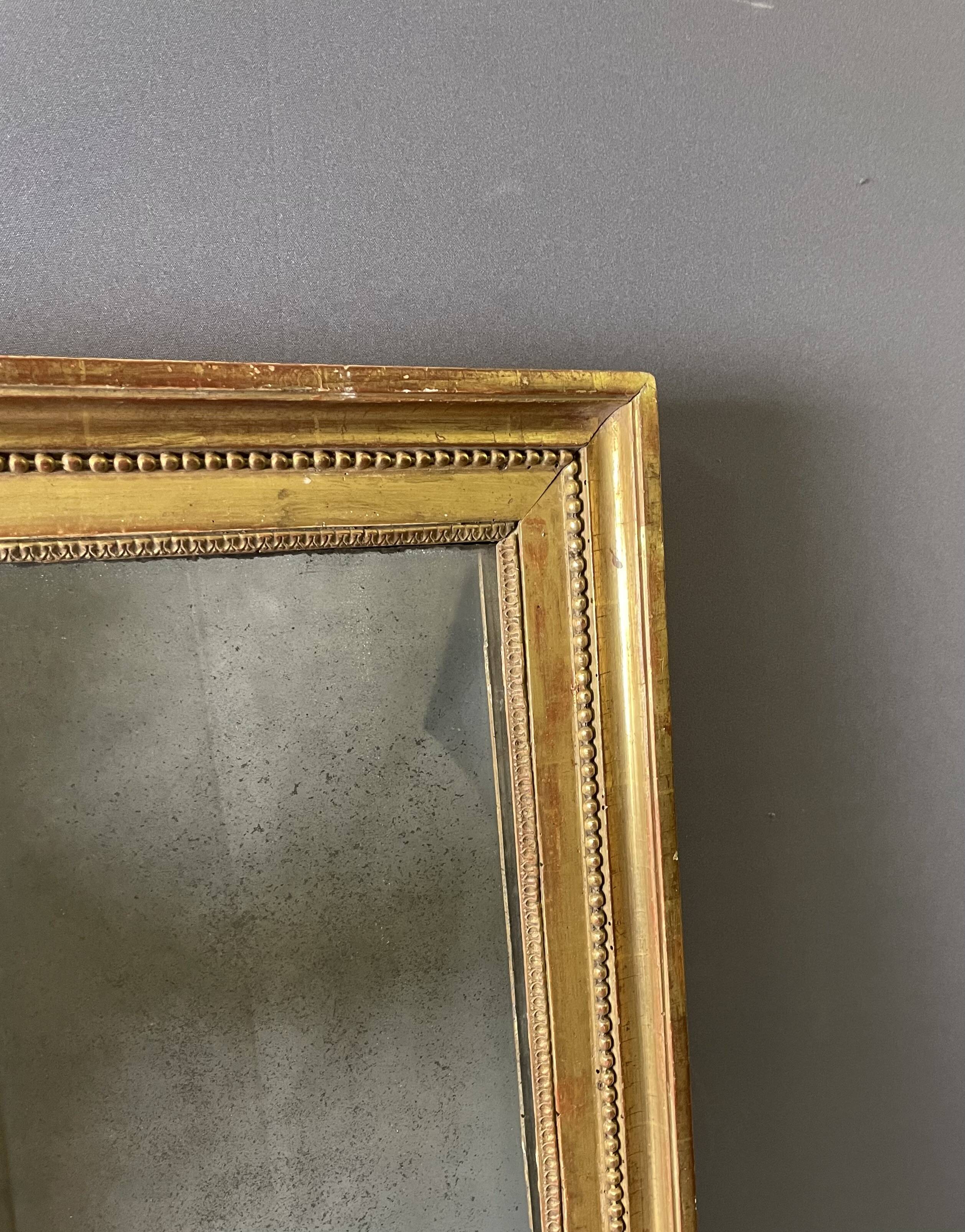 Rectangular mirror in Louis XVI style
