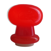 Lampe champignon space age en verre opalin