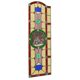 Large Colorful Stained-Glass Medallion