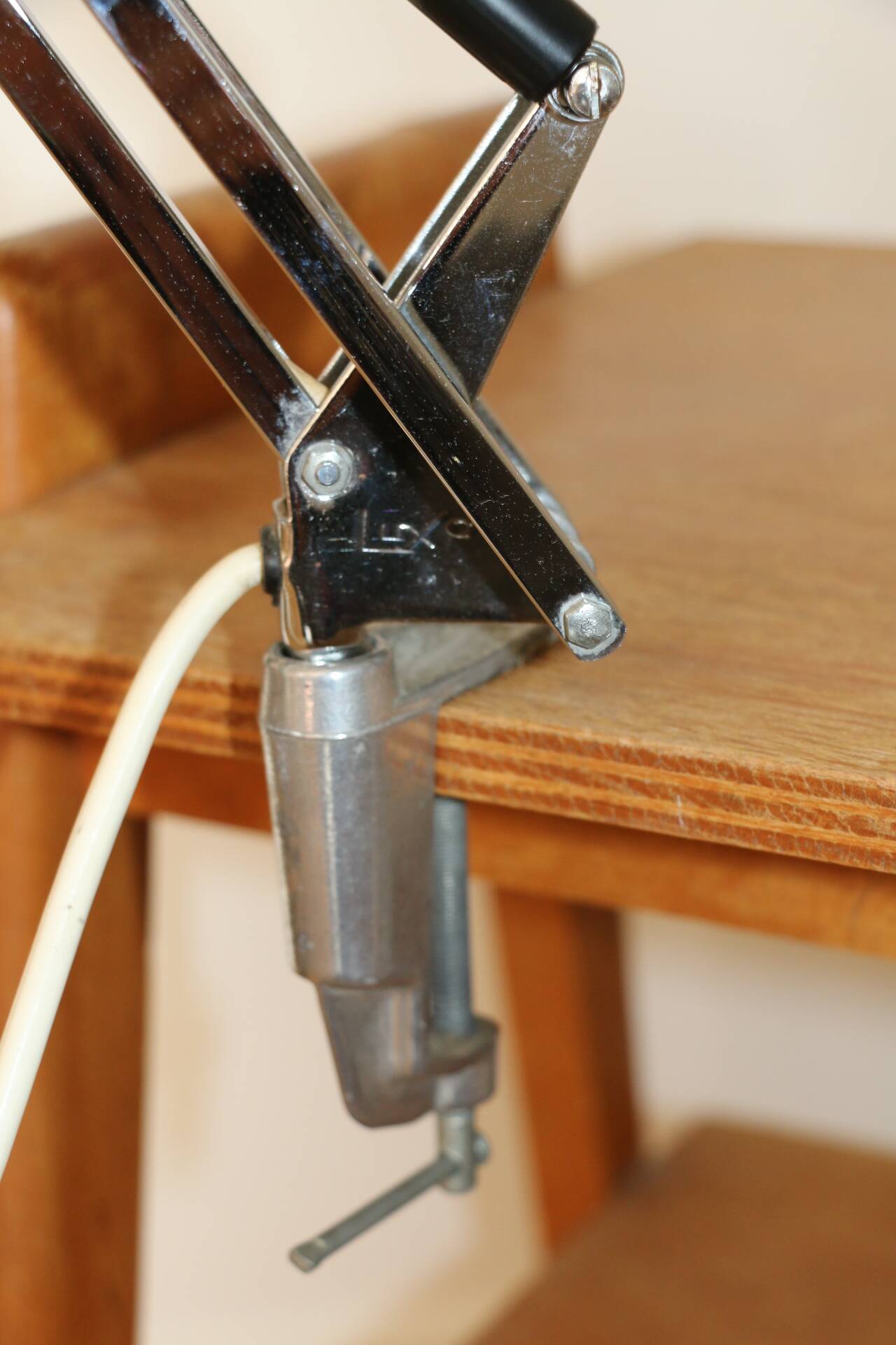 Luxo l1n black clamp lamp jacob jacobsen