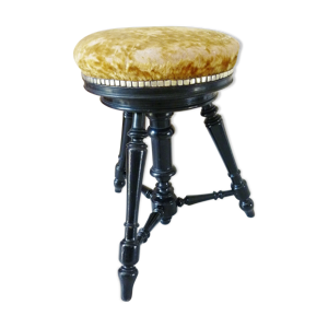 Tabouret de piano d'époque