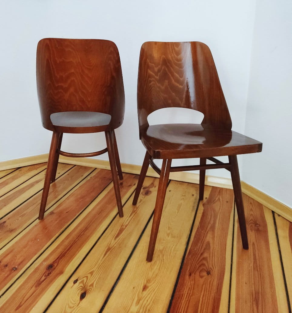 Set of Four Chairs by O. Haerdtl for TON, Czechoslovakia, 1960s