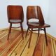 Ensemble de quatre chaises par O. Haerdtl pour Ton Tchécoslovaquie, années 1960
