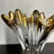 Crystal and gold vase from the 50s