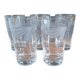 5 new crystal glasses from Arques, Nîmes model.
