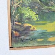 Oil painting "jungle" forest landscape