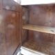 Antique low cabinet two doors two drawers in solid wood