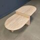 Pair of vintage travertine coffee tables or side tables, 1970s
