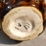 Pineapple ceramic enamel varnished pic flowers