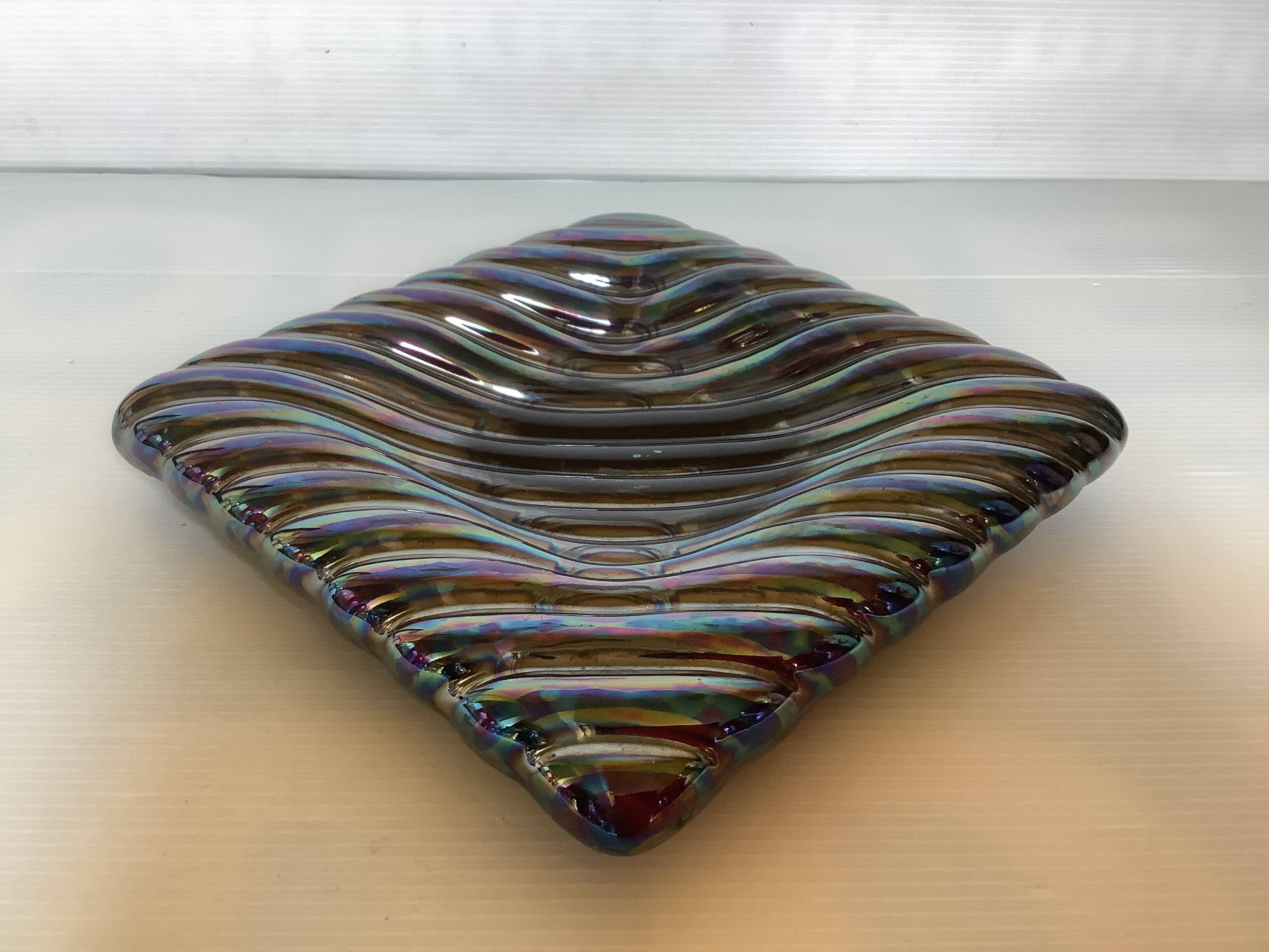 70s iridescent black pocket emptier