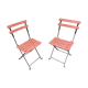 Garden folding chairs
