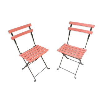 Garden folding chairs