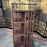 Walnut revolving library