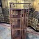 Walnut revolving library